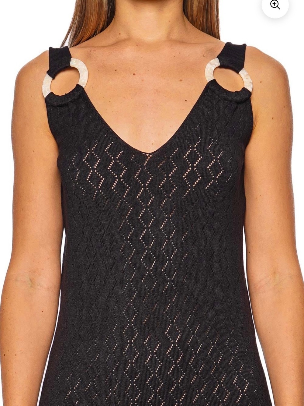 Baobab Collection TAMARA BLACK SLEEVELESS KNIT MAXI DRESS Sz S